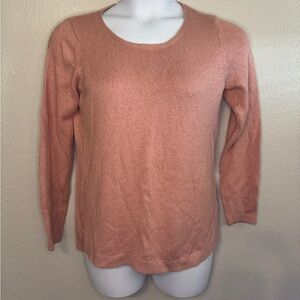 Old Navy Metallic Rose Gold Lightweight Sweater – Size Large